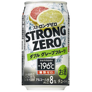 サントリー －196℃ ストロングゼロ ダブルグレープフルーツ 350ml×24本(代引き不可)【送料無料】