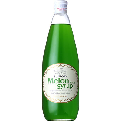 サントリー メロンシロップ 780ml&times;12本(代引き不可)【送料無料】｜リコメン堂
