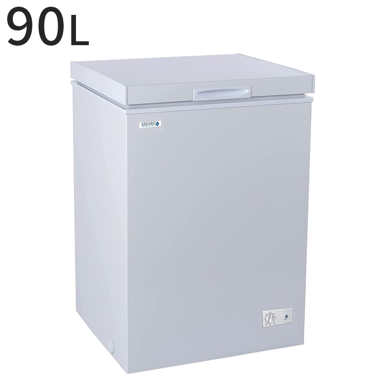ノーフロスト 90L チェストフリーザー JH95CR シンプル 家事 白 ホワイト 新生活 一人暮らし キッチン ギフト プレゼント(代引不可)【ポイント10倍】【送料無料】|リコメン堂