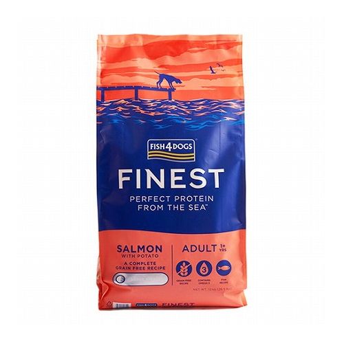 フィッシュフォードッグ ファイネスト サーモン大粒 12kg FISH4DOGS ドッグフード フード 食品 ペットフード【ポイント10倍】【送料無料】