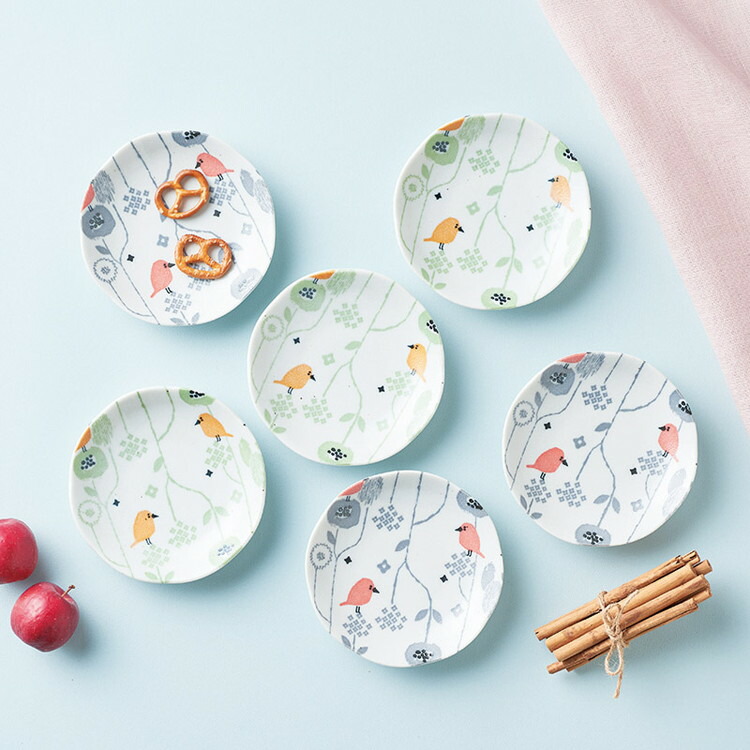 楽天市場】デザートプレート6P coco.a 洋陶器 T-2015913029(代引不可