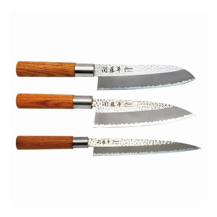 鎚起包丁3本組みセット(刺身・三徳・出刃) classic 関藤平 32070 ギフト プレゼント(代引不可)【ポイント10倍】【送料無料】