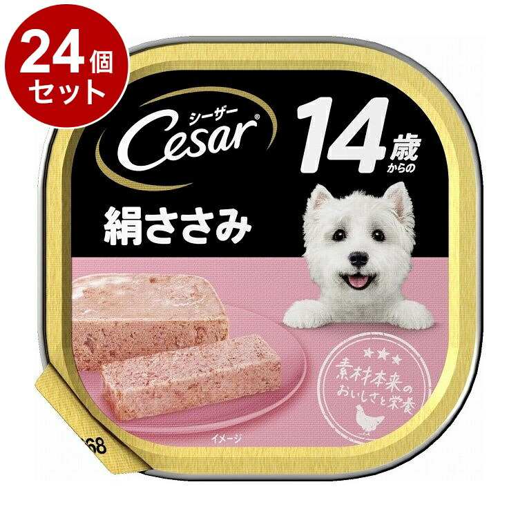 【24個セット】 シーザー 14歳からの 絹ささみ 100g【ポイント10倍】【送料無料】