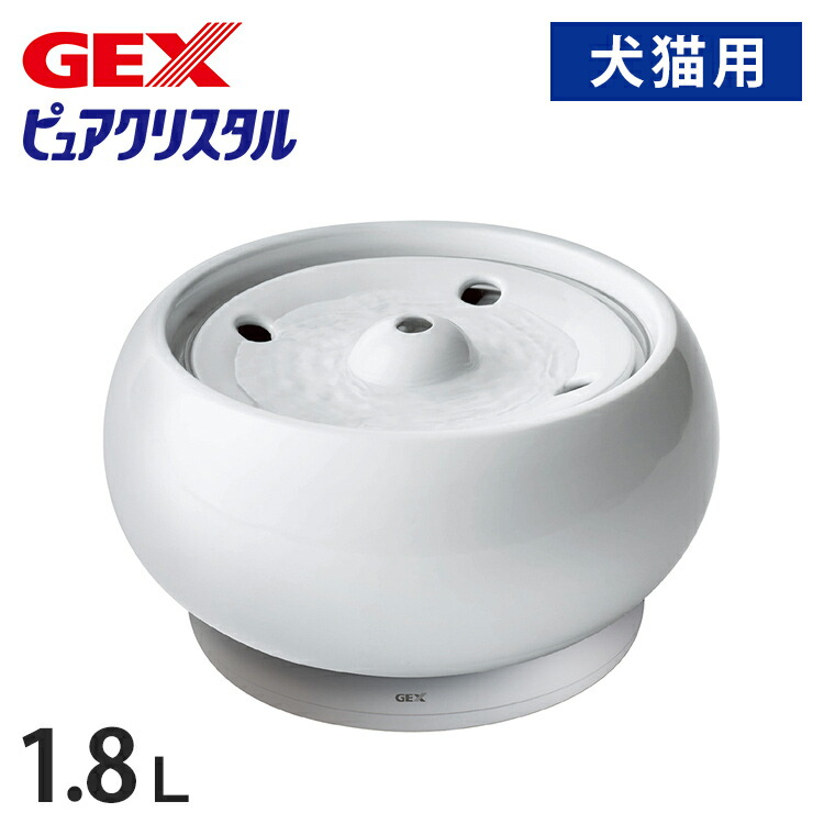 楽天市場】ジェックス 犬猫兼用 ピュアクリスタル セラモ 1.8L