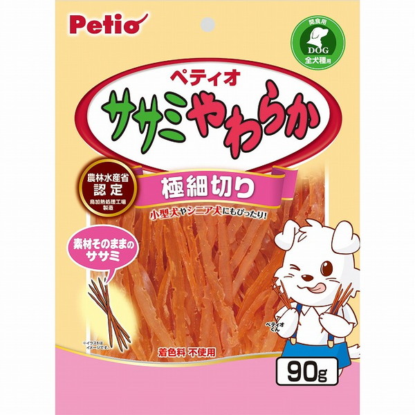 【12個セット】 ペティオ ササミやわらか極細切り 90g【ポイント10倍】【送料無料】