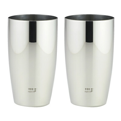 【ヨシカワ】 磨き屋シンジケート ビアタンブラー４００ｍｌ ２ＰＣＳ ステンレス マグ(代引不可)