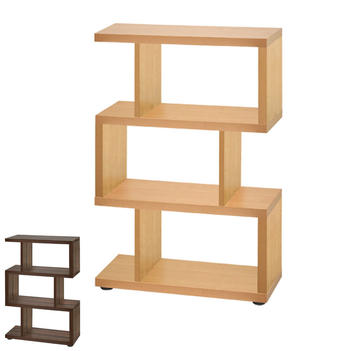 楽天市場】デザインラック4段 S字ラック 木製 S字 見せる収納