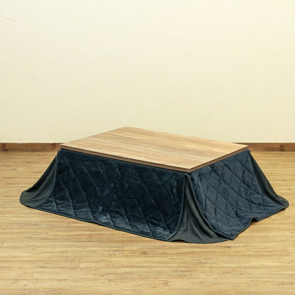 ヴィンテージ柄こたつ 約105×75cm 掛け布団セット 本体 こたつ用布団 ...