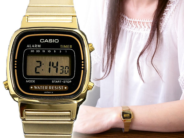 楽天市場 カシオ Casio デジタル 腕時計 時計 La670wga 1uwd リコメン堂