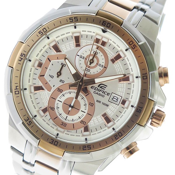 最先端 カシオ Casio エディフィス Edifice クロノ クオーツ メンズ 腕時計 時計 Efr 539sg 7a5v ホワイト 代引不可 Www Faan Gov Ng