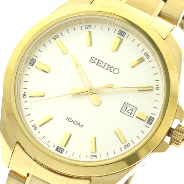 再再販 セイコー Seiko 腕時計 時計 メンズ Sur280p1 クォーツ ホワイト ゴールド 安い購入 Tiqs Com Br