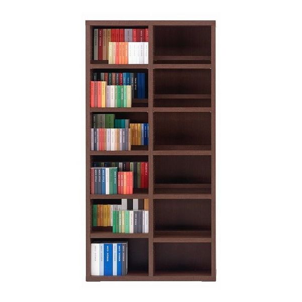 本州・四国は開梱設置無料 フナモコ コミックシェルフ ハイタイプ 【幅90&times;高さ180cm】 レベッカオーク CBR-90T 日本製(代引不可)【送料無料】｜リコメン堂