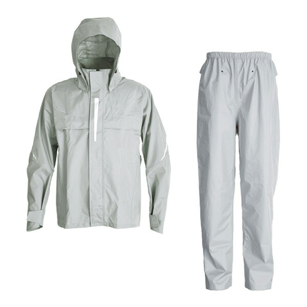 Kajimeiku カジメイク オールマインド360°レインコート 上下セット レインスーツ カッパ 雨具 3450 シルバー 5L 4L 3L LL L M S(代引不可)【送料無料】