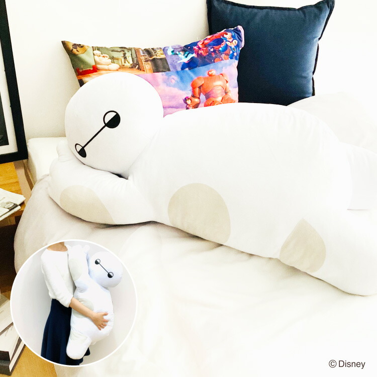 特大 添い寝 まくら ベイマックス 33×80cm 抱き枕 枕 かわいい ふわふわ プレゼント 大きい ぬいぐるみ キャラクター(代引不可)【送料無料】画像