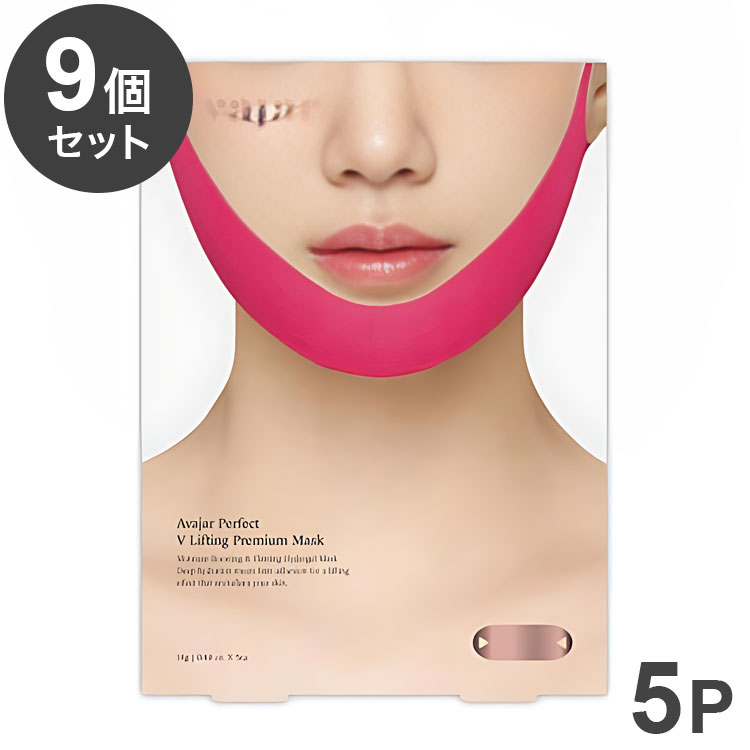 【単品9個セット】 パーフェクトVリフティングマスク 5P フェイスケア リフティング リフティングマスク フェイスライン フェイスラインケア【ポイント10倍】【送料無料】 16,580円