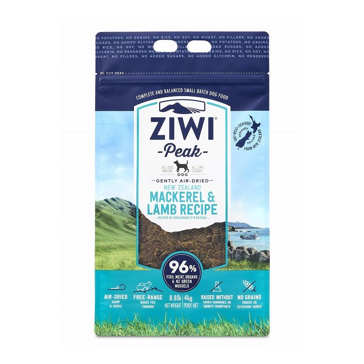 ジウィピーク エアドライ ドッグフード マッカロー&ラム 4kg ZIWI PEAK 犬用 ドッグ 主食 フード 羊肉【ポイント10倍】【送料無料】 26,884円