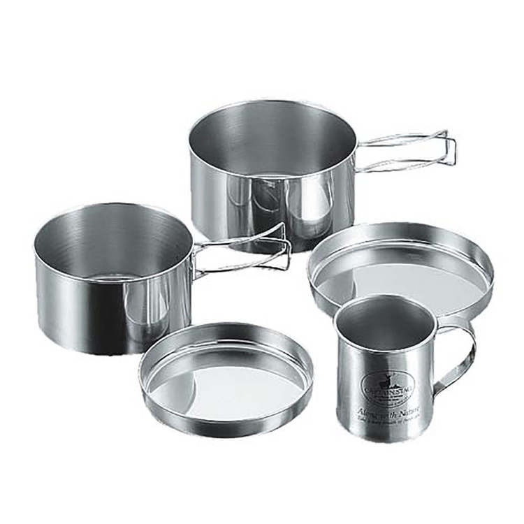 キャンピングステンレス食器マグカップセット M-8578 パール金属【送料無料】