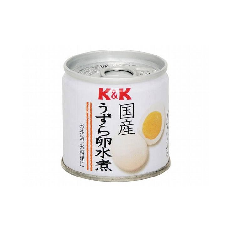 市場 まとめ買い KK うずら卵水煮 国産 SS2号缶 EO缶 x6個セット 食品