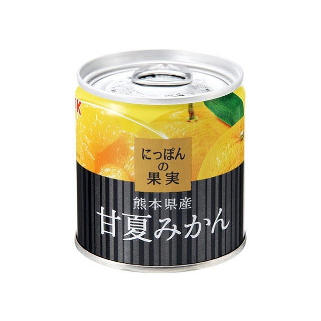 【24個セット】 K&K にっぽんの果実 熊本産 甘夏みかん EO M2号缶 x24 まとめ買い まとめ売り お徳用 大容量 セット販売(代引不可)【ポイント10倍】【送料無料】