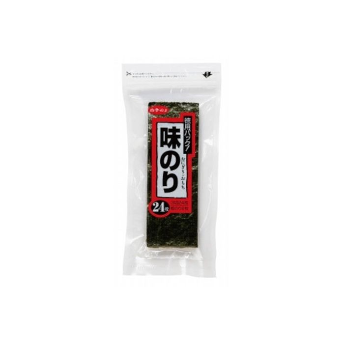 【10個セット】 白子のり 味のりおにぎり 3切x24枚 x10 まとめ売り セット販売 お徳用 おまとめ品(代引不可)【送料無料】|リコメン堂