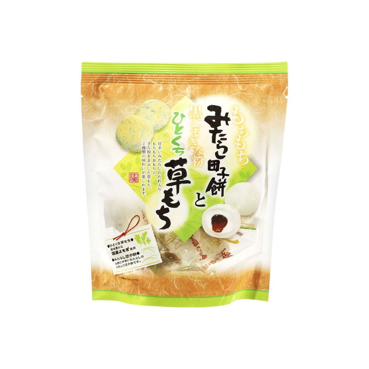 【単品12個セット】 日本橋菓房 みたらし団子餅とひとくち草もち 178g(代引不可)【送料無料】