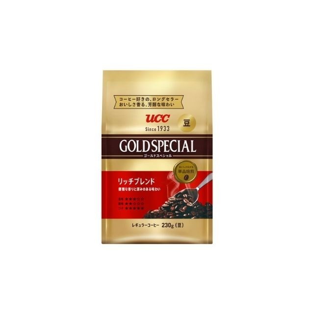 【単品12個セット】 UCC ゴールドスペシャル 炒り豆 リッチブレンド SAP 230g(代引不可)【ポイント10倍】【送料無料】