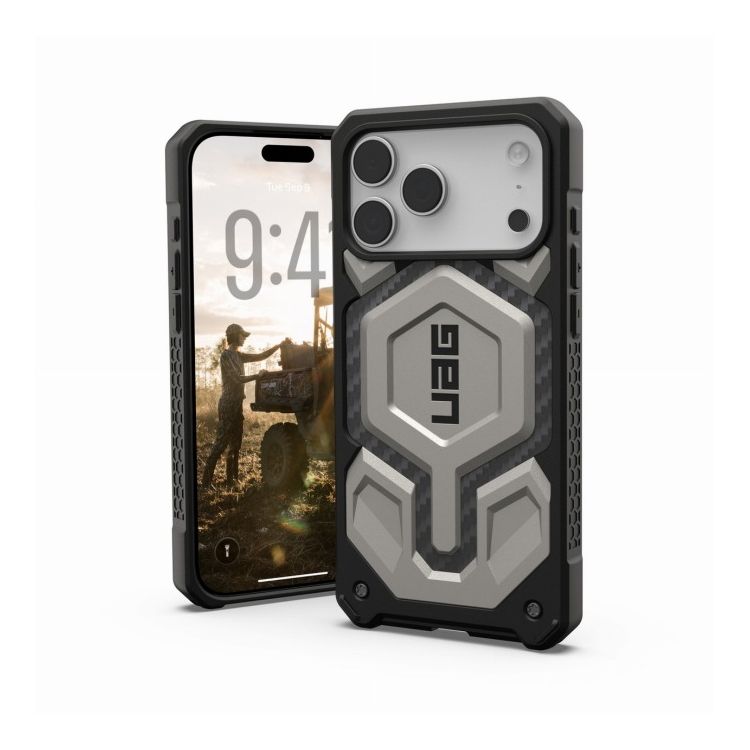 URBAN ARMOR GEAR iPhone 17 ProMax 2025対応耐衝撃ケース MONARCH PRO MAGSAFE チタン UAG-IPH25LA-PMS-TI(代引不可)【ポイント10倍】【送料無料】