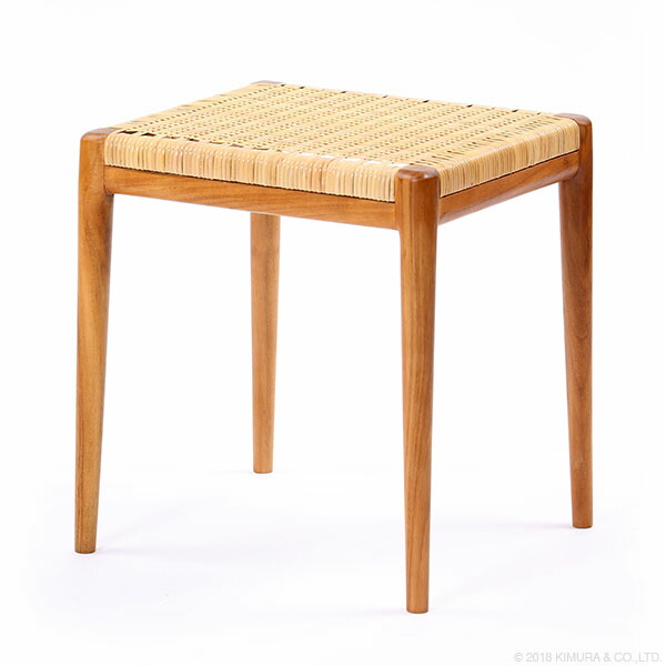 家具 インテリア チェア 椅子 イス いす スツール 腰掛け チーク 木製 ラタン 籐 ナチュラル デザイン リラックス ゆったり(代引不可)【送料無料】｜リコメン堂