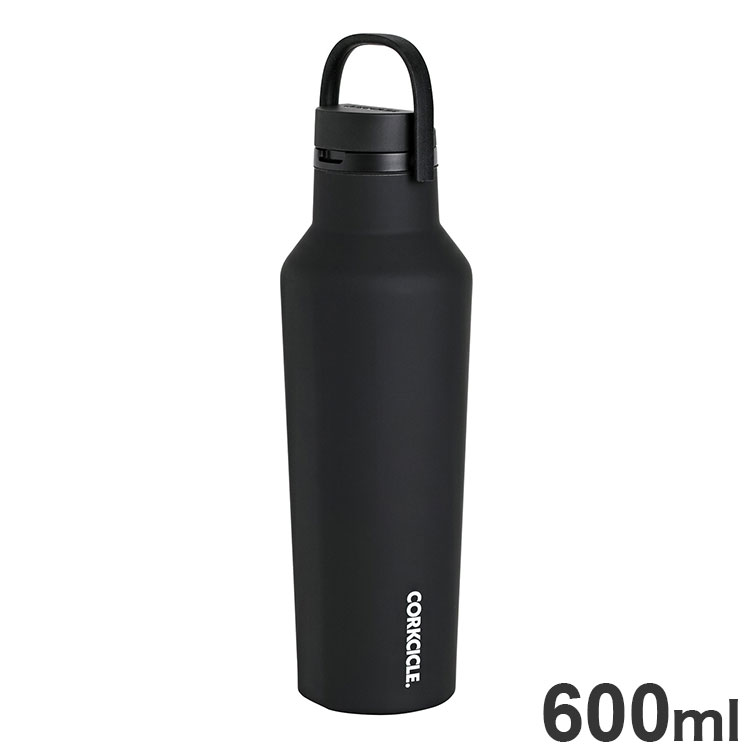 2694円 【年間ランキング6年連続受賞】 コークシクル 保冷保温ボトル SPORT CANTEEN-A Black 20oz CORKCICLE 2020CB 水筒 SPICE OF LIFE スパイス おしゃれ 代引不可