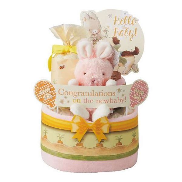 バニーズバイザベイおむつケーキ2段(代引不可)【ポイント10倍】【送料無料】