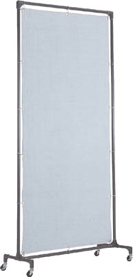 TRUSCO 火花用衝立 単体型 1000XH2000 キャスター足タイプ【YC-1020S】(溶接用品・溶接遮光フェンス)【送料無料】