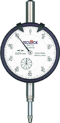 テクロック 丸型ダイヤルゲージ【TM-110F】(測定工具・ダイヤルゲージ)【送料無料】｜リコメン堂 6,068円