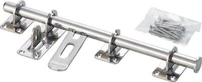 TRUSCO 丸棒貫抜 木扉用・ステンレス製 600mm【TKB-600S】(建築金物・工場用間仕切り・貫抜)【送料無料】|リコメン堂