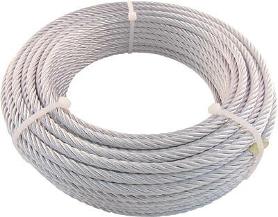 TRUSCO JIS規格品メッキ付ワイヤロープ (6X24)Φ12mmX10m JWM12S10【送料無料】