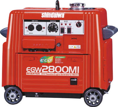 新ダイワ エンジン溶接機・兼発電機 １３５Ａ EGW2800MI【送料無料】