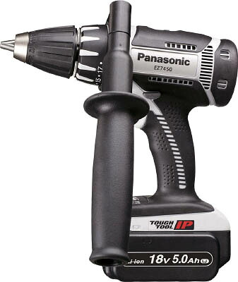 Ｐａｎａｓｏｎｉｃ 充電ドリルドライバー １８Ｖ ５．０Ａｈ EZ7450LJ2SH【送料無料】