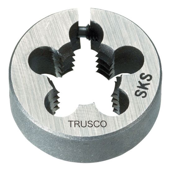 TRUSCO 丸ダイス SKS ユニファイ細目 50径 3/4UNF16 T50D34UNF16【送料無料】
