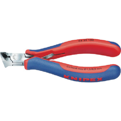 KNIPEX 6432-120 エレクトロニクスエンドカッティングニッパー 6432120【送料無料】
