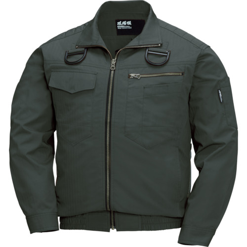 ジーベック 空調服 綿薄手現場服ヘリンボンフルハーネス仕様空調服XE98102-62-L XE9810262L【送料無料】