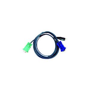 ATEN USB KVMケーブル SPHDタイプ 1.8m 2L5202U【送料無料】