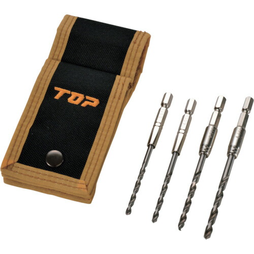 TOP 鉄工ドリル4本セット ETD3850DKS
