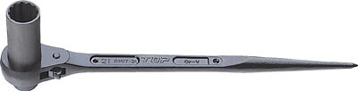 ＴＯＰ 超ロングラチェットレンチ 24Ｘ30ｍｍ【RM-24X30SL】(レンチ・スパナ・プーラ・ラチェットレンチ)【送料無料】｜リコメン堂 7,638円