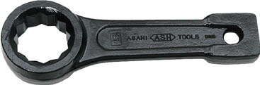 ＡＳＨ 打撃めがねレンチ75ｍｍ【DR0075】(レンチ・スパナ・プーラ・フレアナットレンチ)【送料無料】
