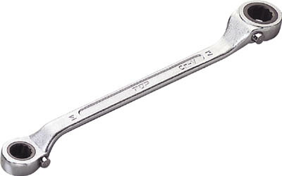 ＴＯＰ ラチェットメガネレンチ 8Ｘ10ｍｍ【RW-0810】(レンチ・スパナ・プーラ・ラチェットレンチ)【送料無料】