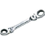 ＫＴＣ ショートラチェットめがねレンチ（両頭首振りタイプ） 16Ｘ18ｍｍ【MR1S-1618F】【送料無料】｜リコメン堂