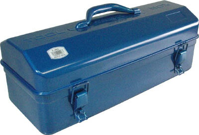 ＴＲＵＳＣＯ 山型工具箱 455Ｘ176Ｘ211 ブルー【Y-460-B】(工具箱・ツールバッグ・スチール製工具箱)【送料無料】