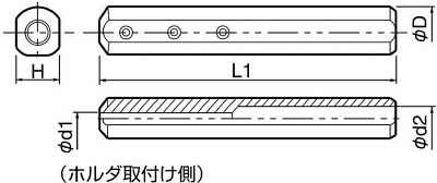 京セラ 内径加工用ホルダ【SH1225-150】(旋削・フライス加工工具・ホルダー)【送料無料】