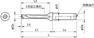 京セラ ドリル用ホルダ 【SF16-DRC125M-5】(旋削・フライス加工工具・ホルダー)【送料無料】