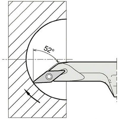 京セラ 内径加工用ホルダ 【A12M-SVJCR08-16AE】(旋削・フライス加工工具・ホルダー)【送料無料】｜リコメン堂