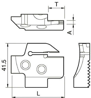 京セラ 溝入れ用ホルダ 【KGDFR-150-4B-C】(旋削・フライス加工工具・ホルダー)【送料無料】